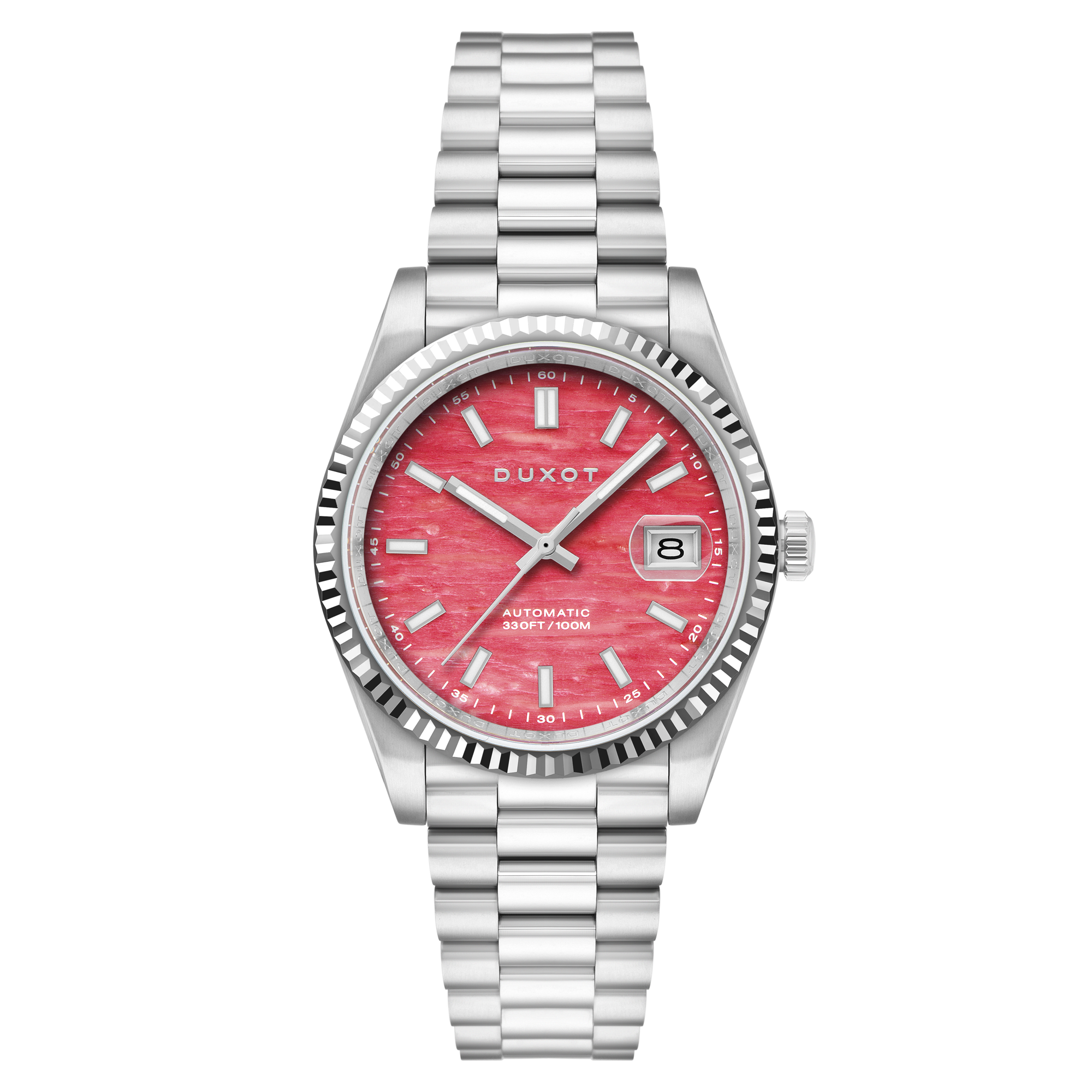 Pink Opal | Marcel Automatic Lapidary Limited Edition – Duxot Watches Pink Opal | Marcel Automatic Lapidary Limited Edition – Duxot Watches
