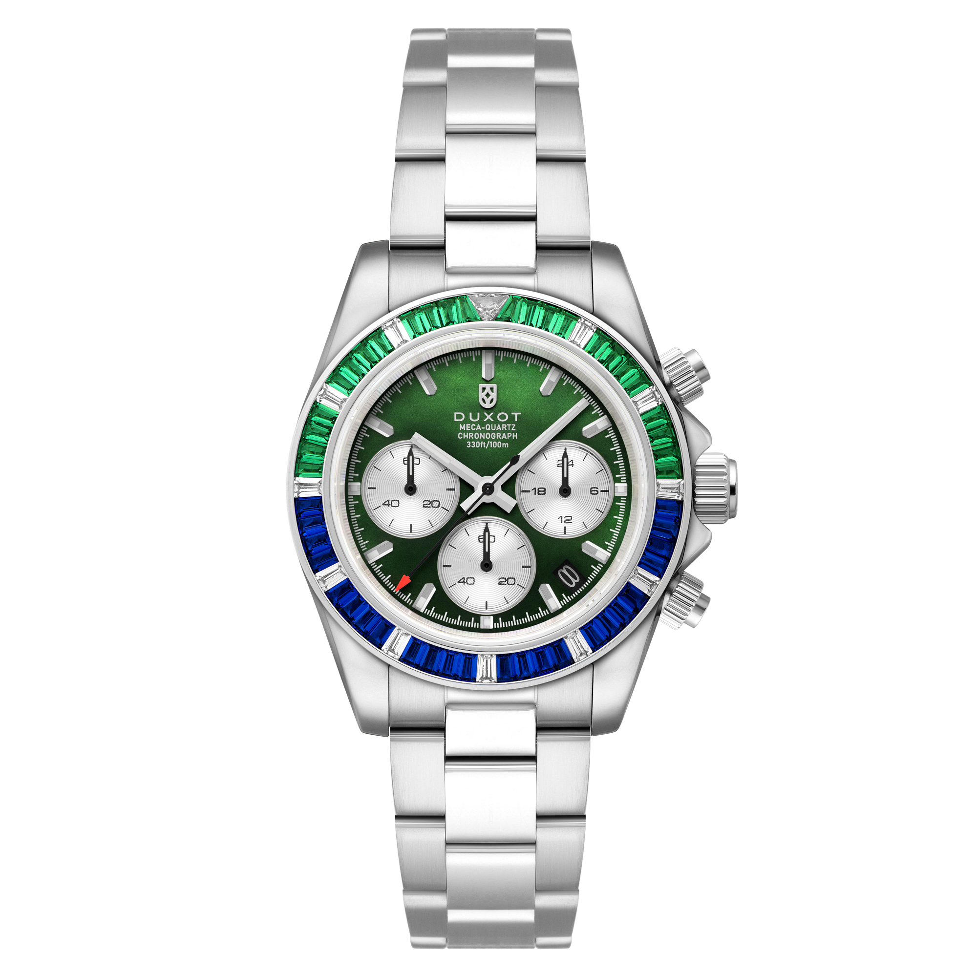 Pearl Green | Accelero Rainbow Chronograph – Duxot Watches Pearl Green | Accelero Rainbow Chronograph – Duxot Watches