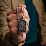 Slate Black Meteorite