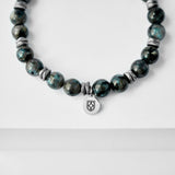 Labradorite And Hematite Stones