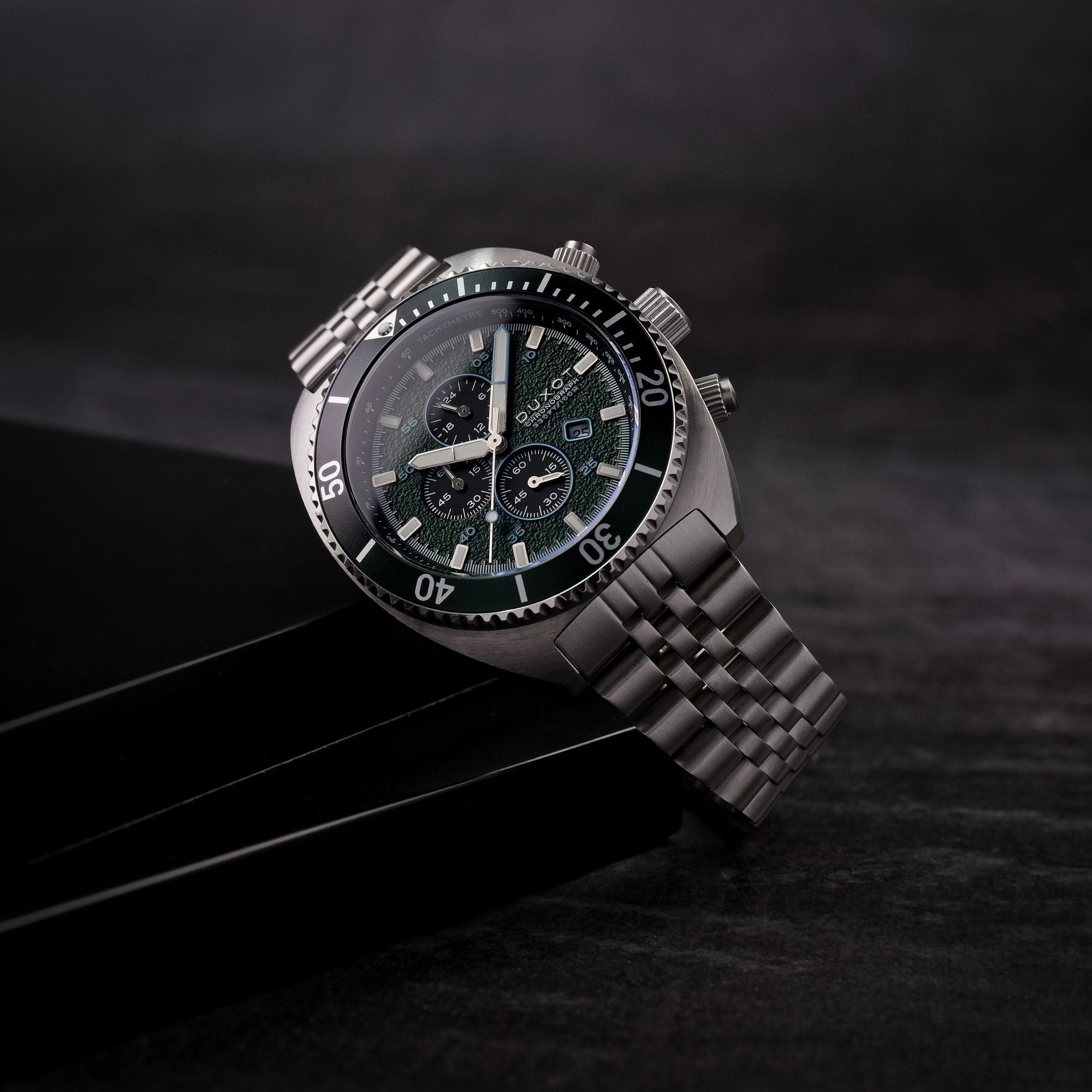 Testudo Duxot – Jade Watches | Chronograph Green
