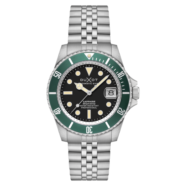 Soot Black | Atlantica Diver Automatic – Duxot Watches