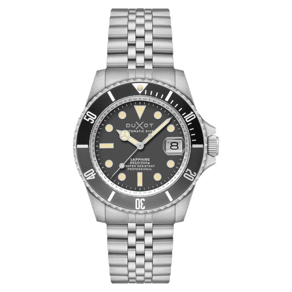 Charcoal Grey | Atlantica Diver Automatic – Duxot Watches