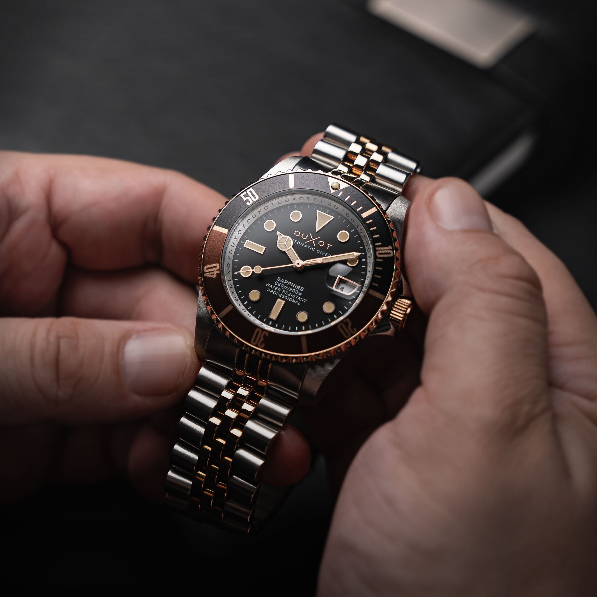 Root Beer Invicta Pro Diver Jubilee Two Tone Brown Atlantica Diver