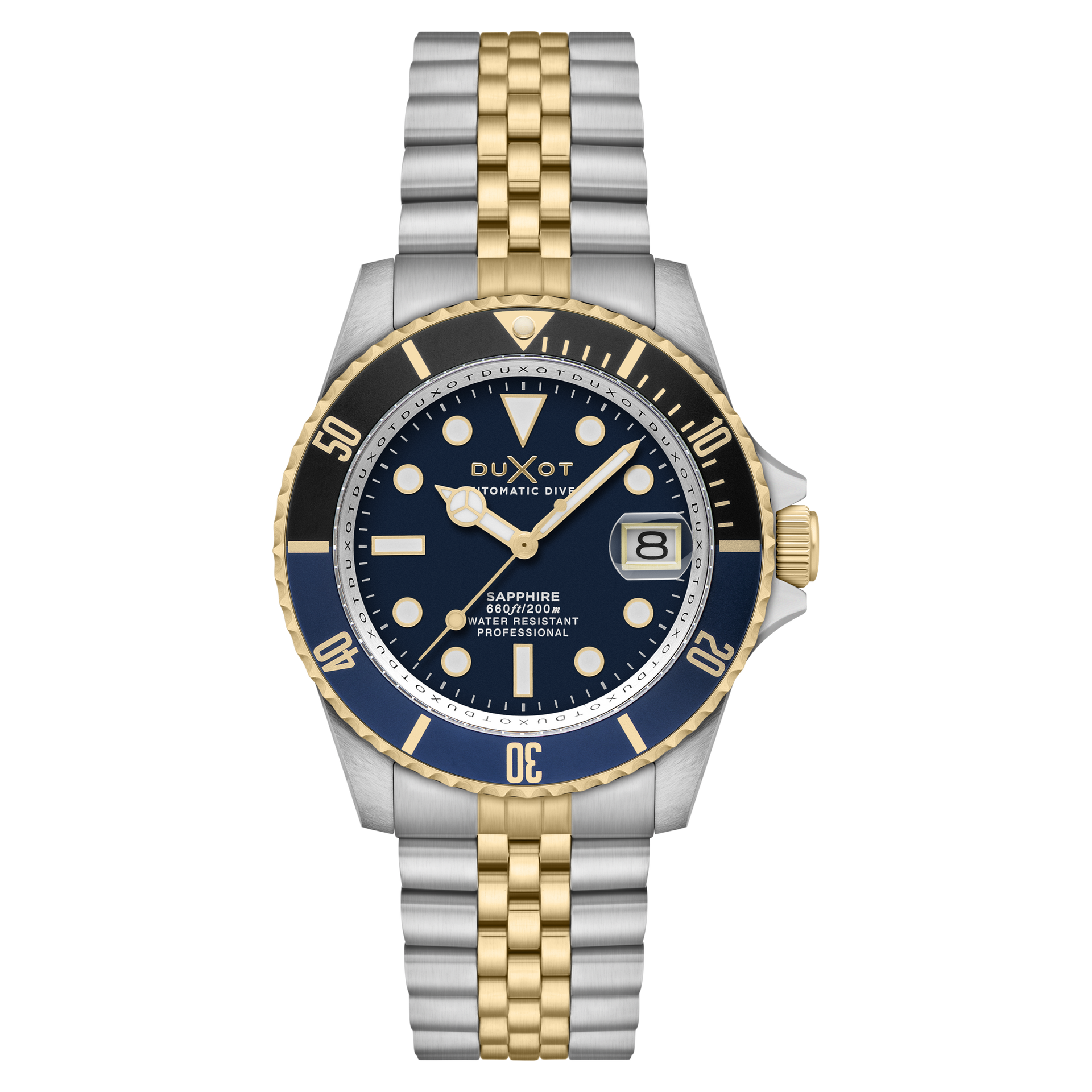 Two Tone Blue | Atlantica Diver Automatic – Duxot Watches