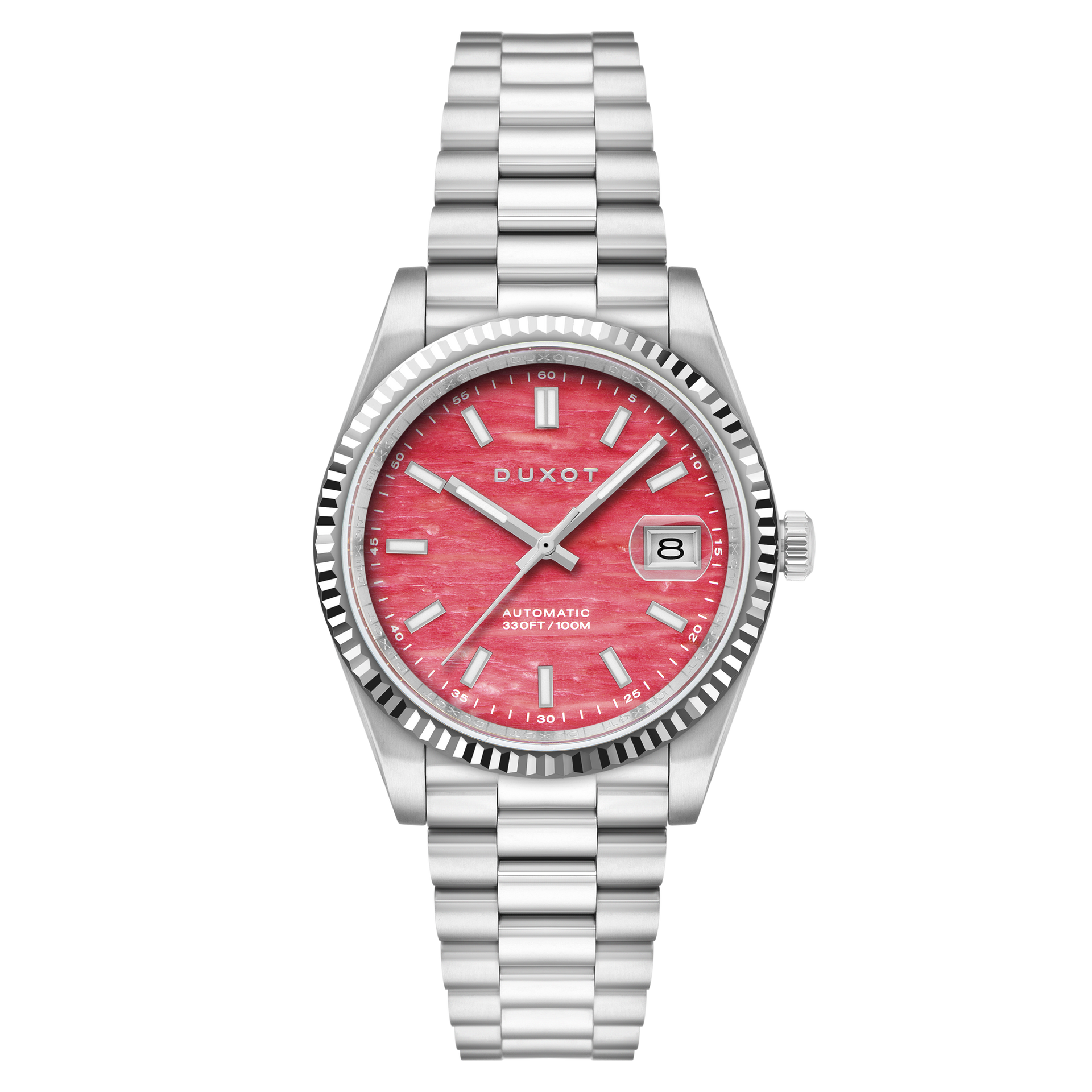 Pink Opal | Marcel Automatic Lapidary Limited Edition – Duxot Watches