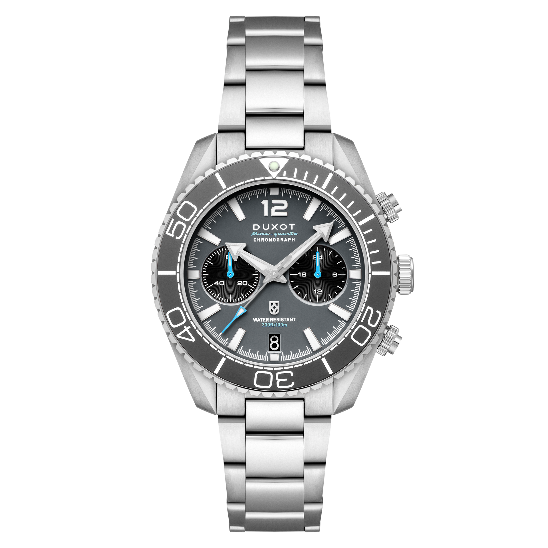 Ash Grey | Tiburon Chronograph – Duxot Watches Ash Grey | Tiburon Chronograph – Duxot Watches
