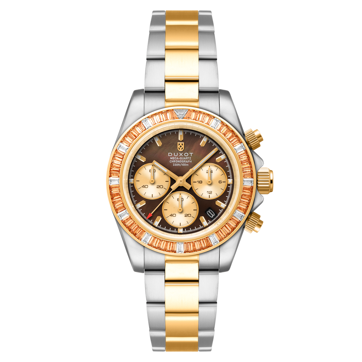 Pearl Brown | Accelero Rainbow Chronograph – Duxot Watches