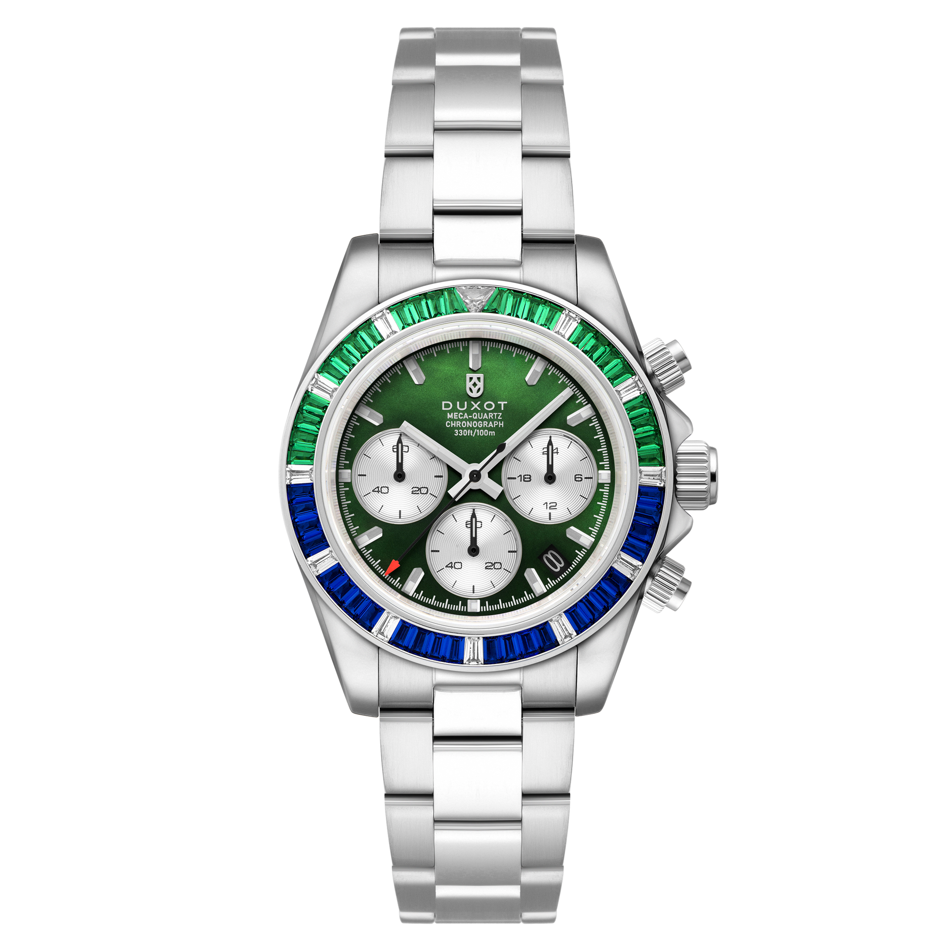 Pearl Green | Accelero Rainbow Chronograph – Duxot Watches