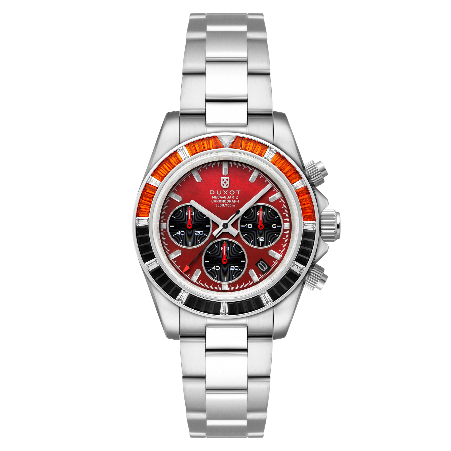 Pearl Red | Accelero Rainbow Chronograph – Duxot Watches