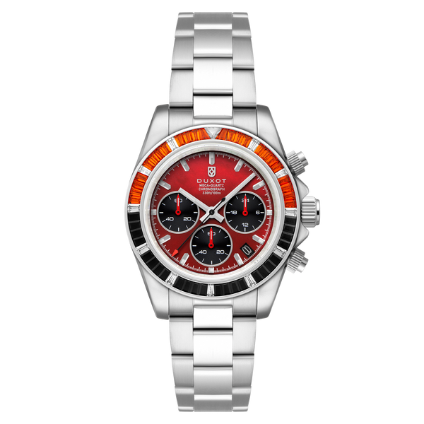 Pearl Red | Accelero Rainbow Chronograph – Duxot Watches