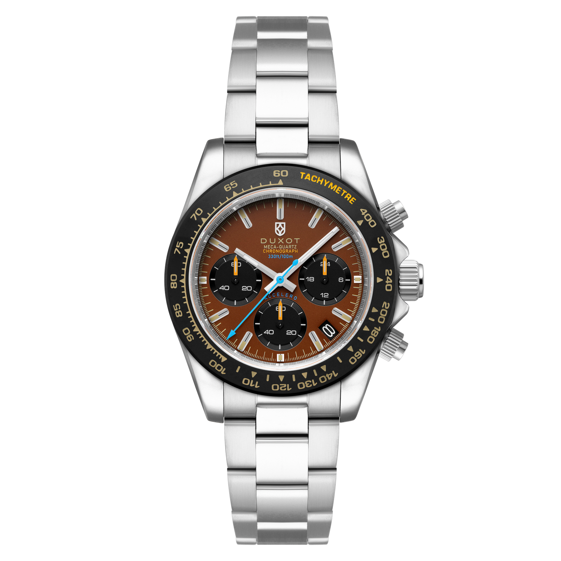 Mocha Magic | Accelero Chronograph – Duxot Watches