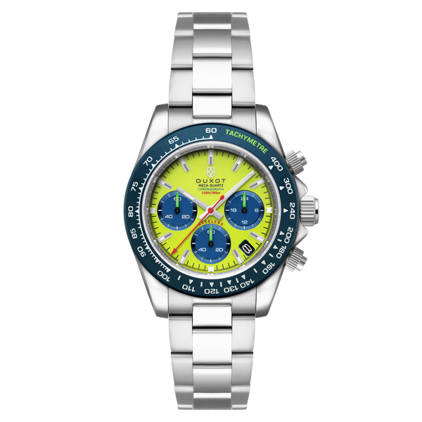 リィエル=ドラコニス + アルモーヴ Mellow Yellow | Accelero Chronograph – Duxot Watches
