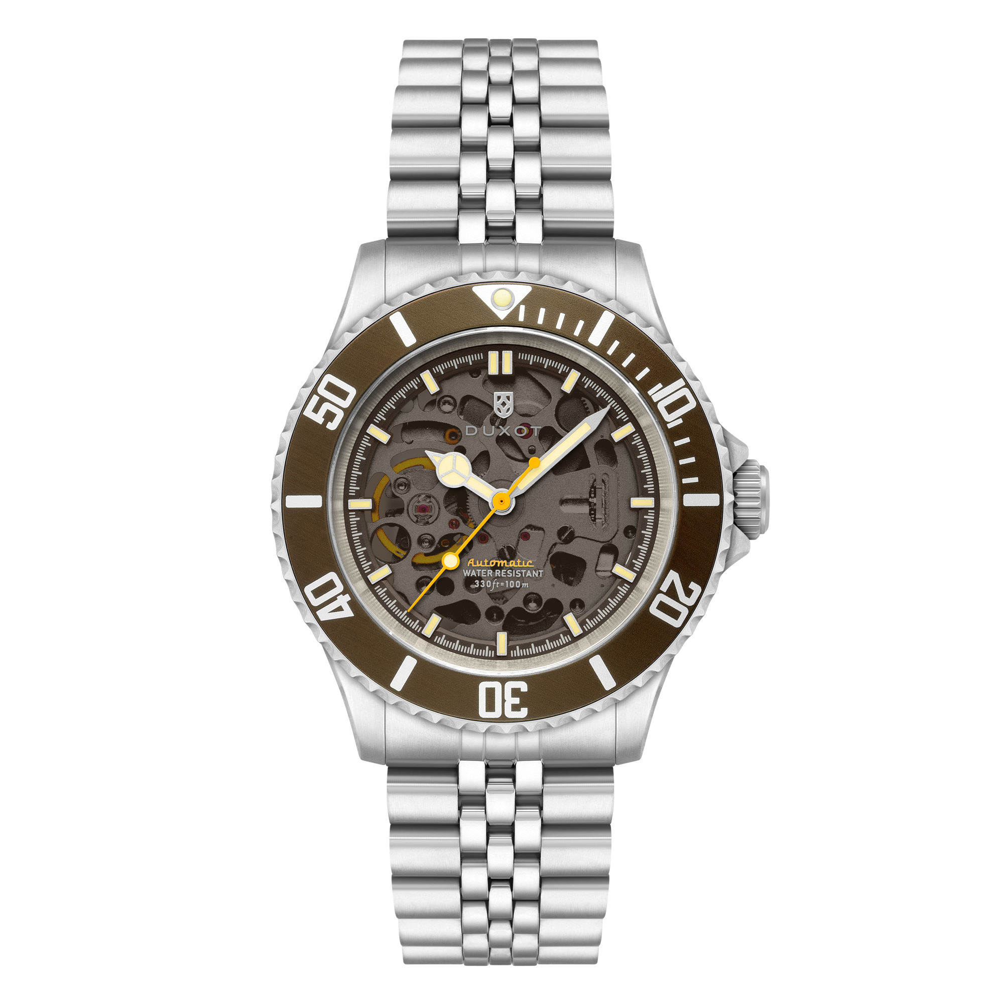 Duxot Atlantica Skeleton Automatic — Brown