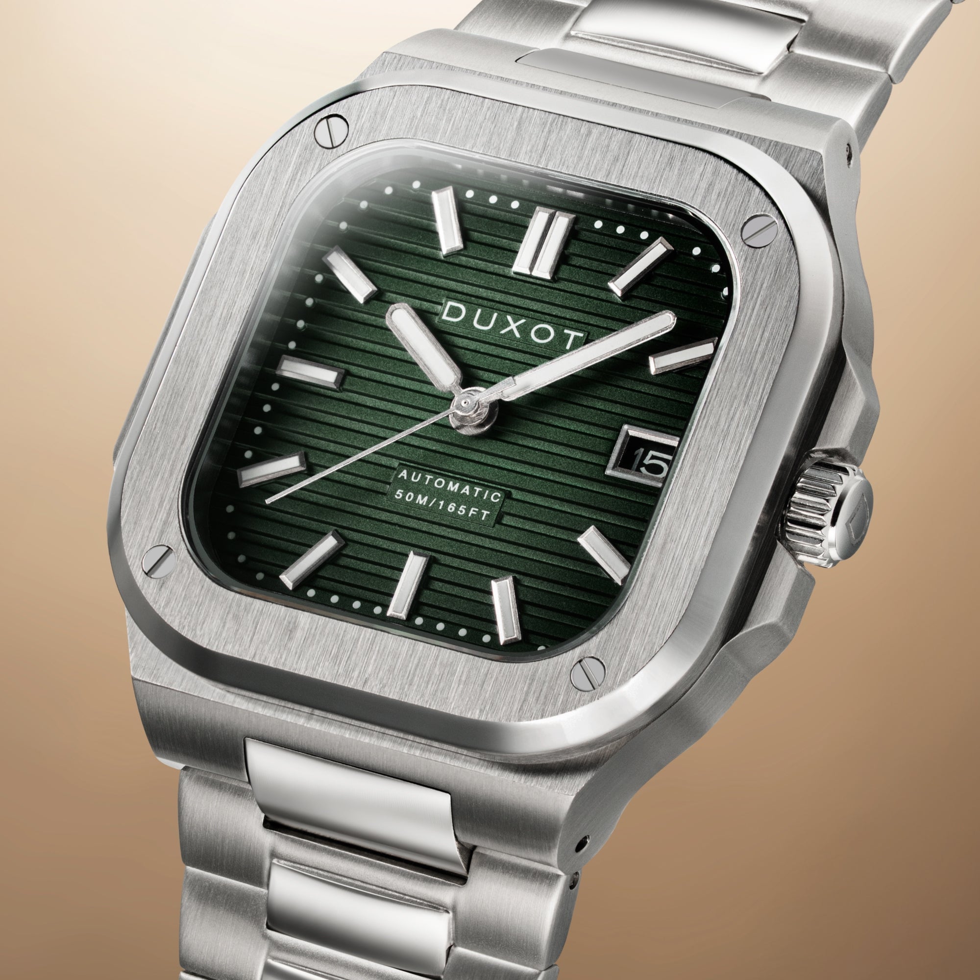 Sage Green | Quadrata Automatic – Duxot Watches