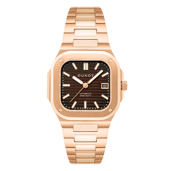Walnut Brown | Quadrata Automatic – Duxot Watches