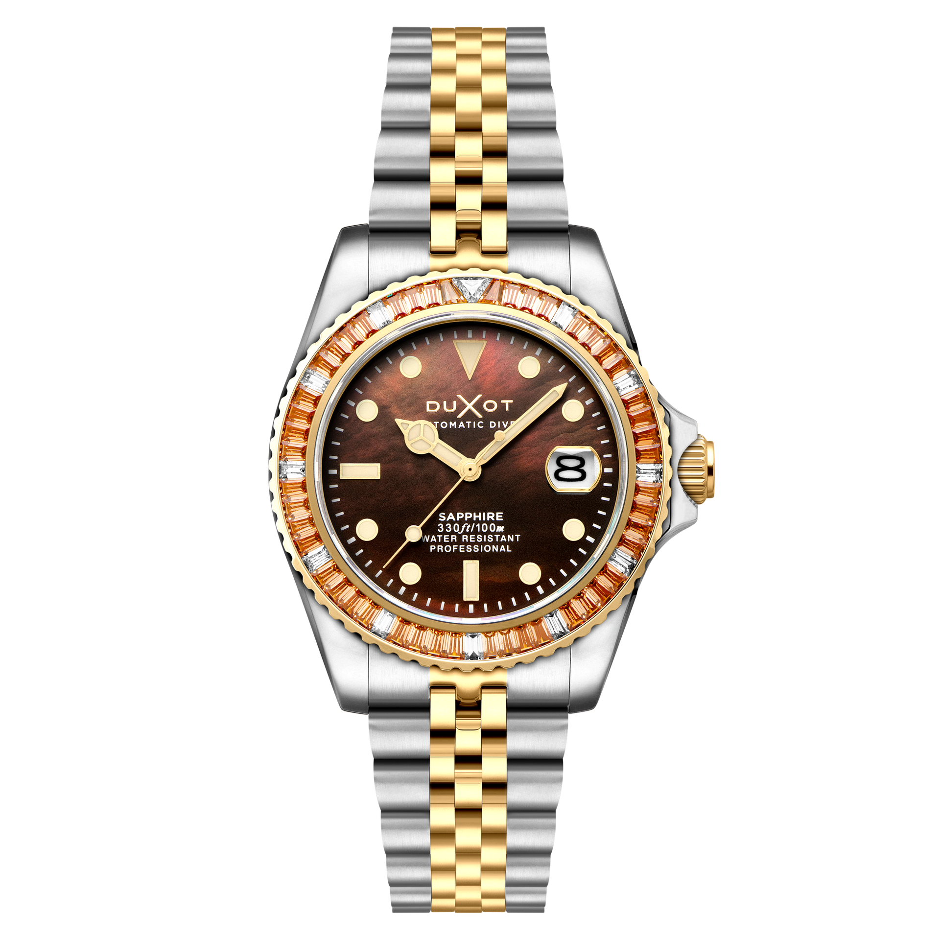 Brown Mop | Atlantica 40 Rainbow Automatic – Duxot Watches