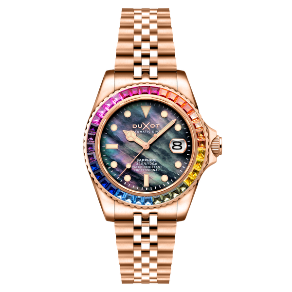 Black Mop | Atlantica 40 Rainbow Automatic – Duxot Watches