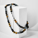 Hematite Tiger Eye Onyx Stones