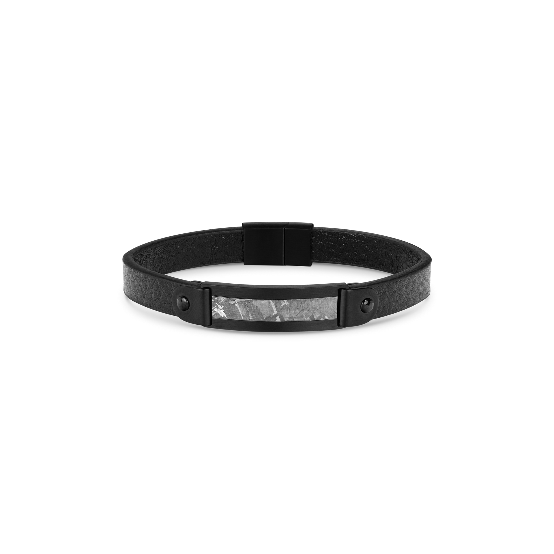 Raven Black Meteorite | Vezeto Leather Bracelet – Duxot Watches