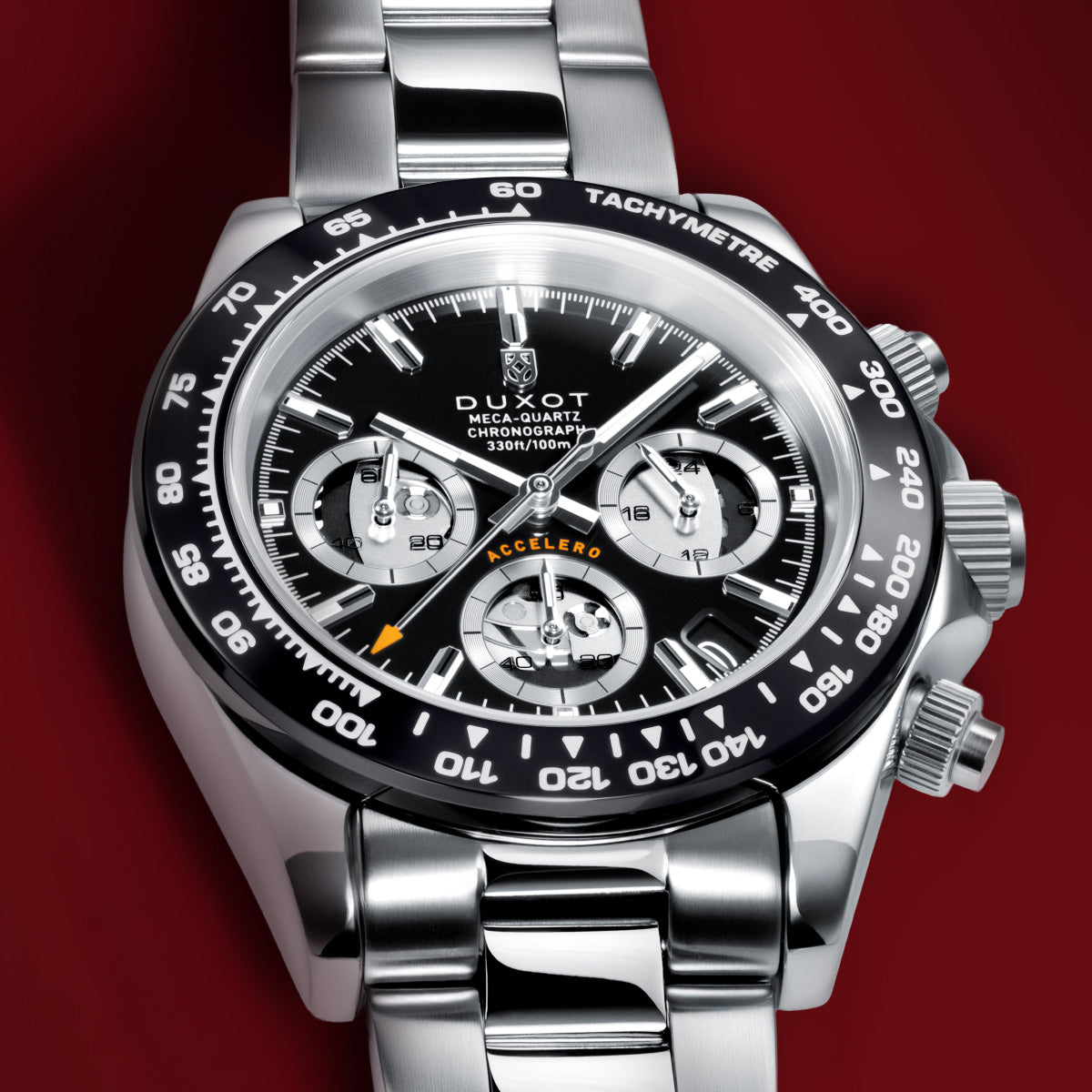 Accelero Chronograph Compax Skeleton Edition – Duxot Watches