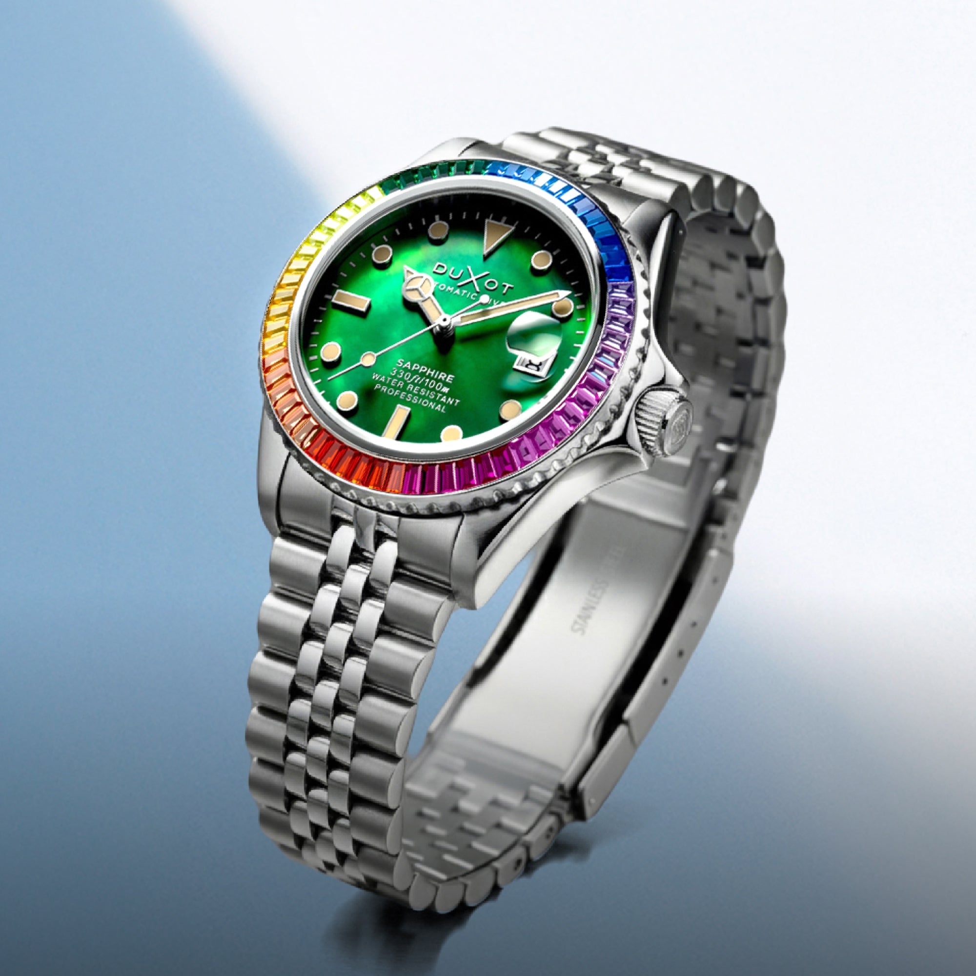 Shiny Silver Meteorite | Accelero Dog Tag – Duxot Watches