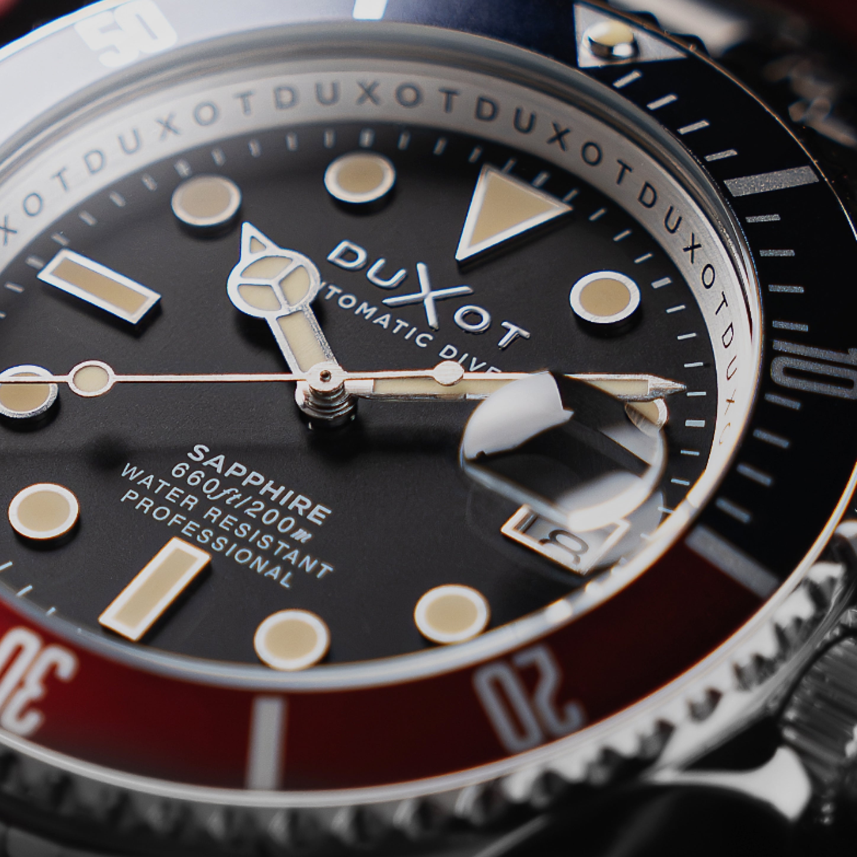 Onyx Black | Atlantica Diver Automatic – Duxot Watches