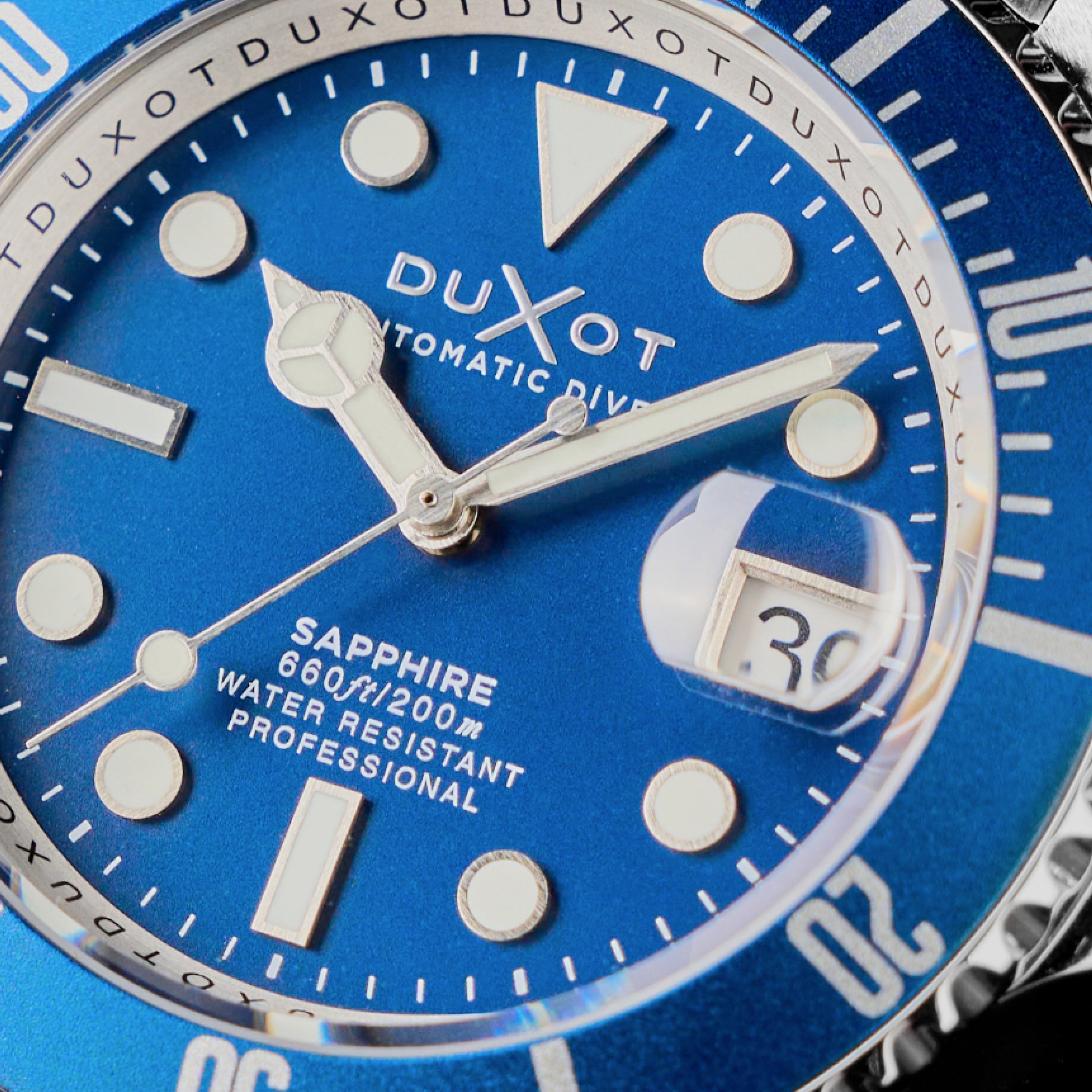 ラティアスXex Saxe Blue | Atlantica Diver Automatic – Duxot Watches