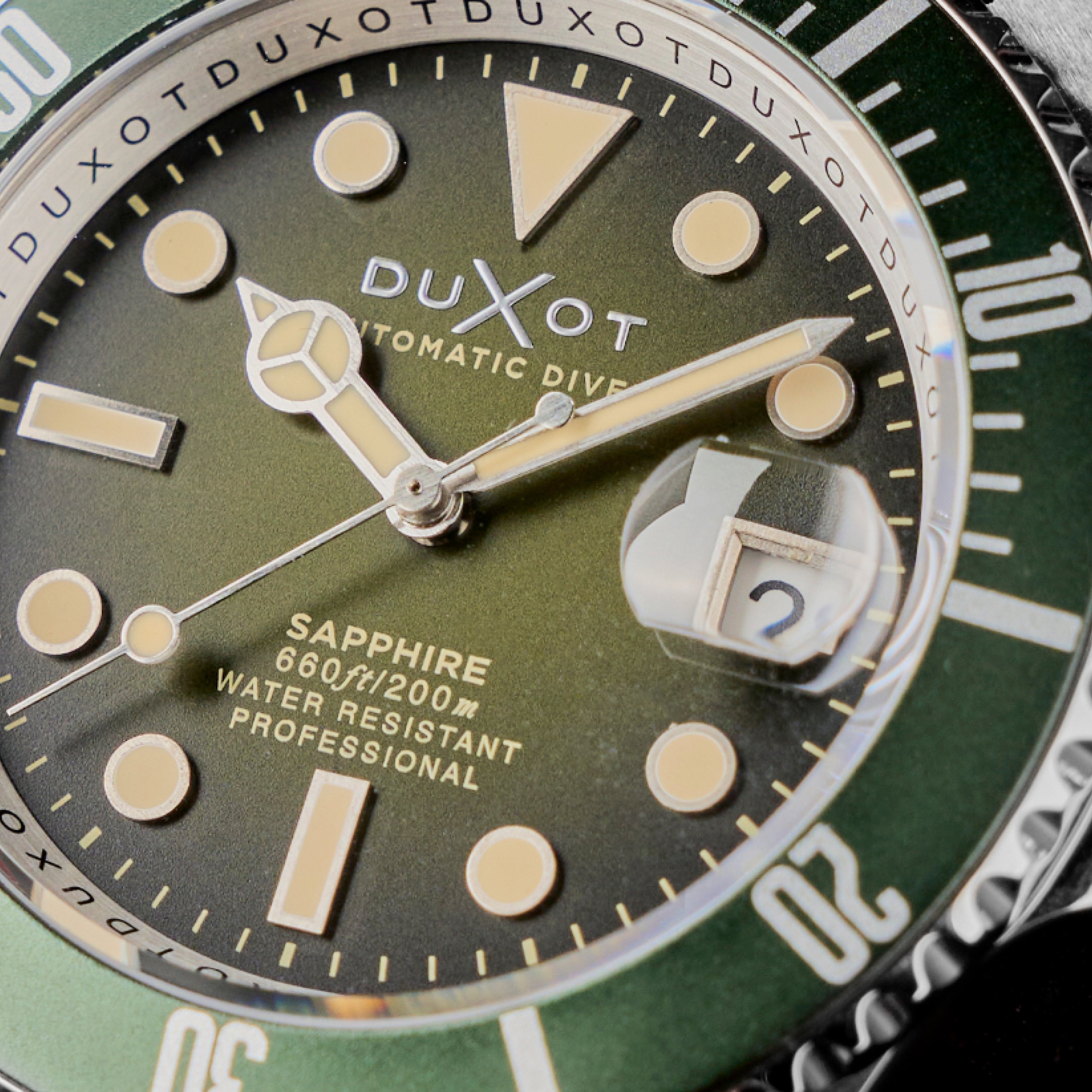 Hunter Green | Atlantica Diver Automatic – Duxot Watches